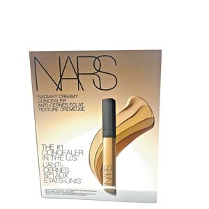 Nars Radiant Creamy Concealer 4 Shades Sample Card Biscuit Caramel Walnut Amande